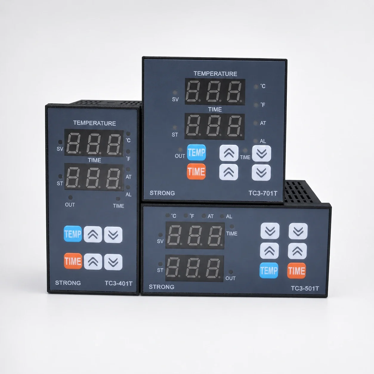 TC3 Series Temperature & Time Controller — TC3-401T / TC3-501T / TC3-701T
