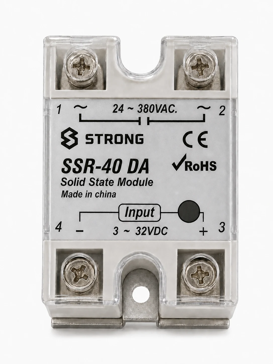 SSR-DA Single-Phase SSR — Standard, 10A–100A